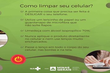 Foto - MATERIAL INFORMATIVO SOBRE CORONAVÍRUS - MINISTÉRIO DA SAÚDE